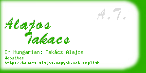 alajos takacs business card
